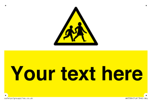 Custom Warning children Sign